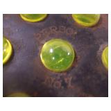 Perso No 7 reflector with lime color eyes