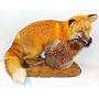 Taxidermy Fox & Pheasant