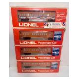 4 LIONEL MILWAUKEE PASSENGER CARS