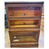 3 Section Stepback Bookcase