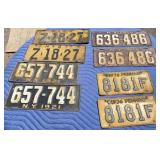 Vintage License Plates