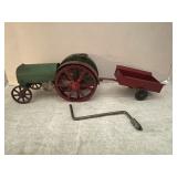 Structo Model T Tractor Toy w/ Crank