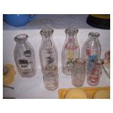local milk bottles