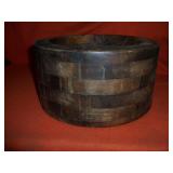 nice old wooden laminated pulley