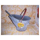 coal scuttle & shovel