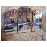 3-piece dresser folding mirror
