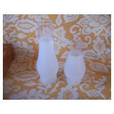 14 frosted 2 5/8 chimneys