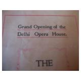 program Grand Opening of the Delhi Opera House - "The Doctor" Nov 5th & 6th 1903