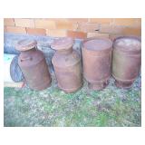 milk cans