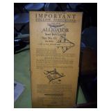 new box of Alli Gator steel belt lacing - size No 65