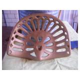 cast iron machinery seat