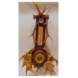 German Barometer w/antlers