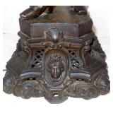large signed figural  Lamp with ornate base - Signed C.P, KATO-1892