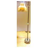 brass & Onyx floor lamp