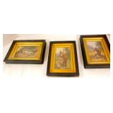 small framed Hunting prints