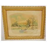framed Wilderness print