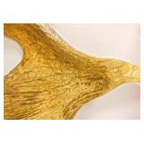 Moose antler w/carved Eagle head