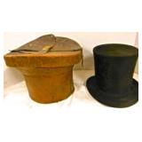 Beaver Top Hat In Box