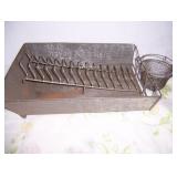 old metal Andrack dish dryer