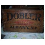 1942 Dobler Beer Box, Albany NY - signed inside and out