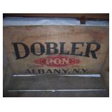 1942 Dobler Beer Box, Albany NY - signed inside and out