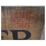 1942 Dobler Beer Box, Albany NY - signed inside and out