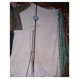 lightning rod with blue glass ball