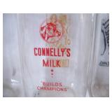 several nice milk bottles