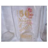 several nice milk bottles