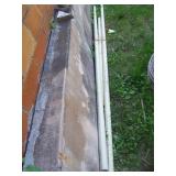 3 pieces of 1 1/2" PVC