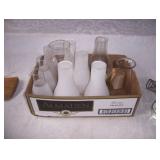 several kero. lamp globes