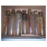 5 Sunoco Motor Oil bottles (1 with label)