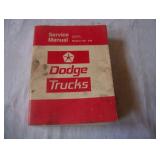 auto service manual - Dodge Trucks models 100-800