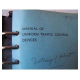 2 manuals of Uniform Traffic Control Devices