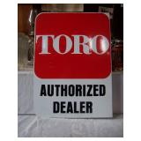 authorized Toro Dealer sign