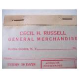 4 Cecil H. Russell bill pads
