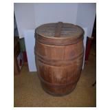 Pillsbury flour wooden barrel