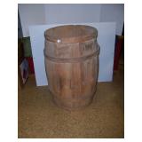 wooden barrel