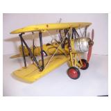 nice metal biplane