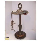 Art Deco Western motif style ashtray with electric cigar lighter