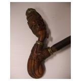 old carved pipe