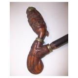 old carved pipe