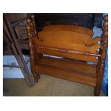 pair Rock Maple twin beds (nice)