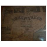 1856 Jay Gould framed Map