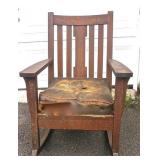 Mission Oak Rocking Chair