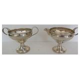 Sterling Silver Sugar & Cream
