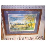 several pictures & frames