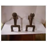 pair of andirons