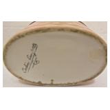 Porcelain Hinged Box - signed