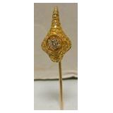 14K Cobra Pin w/Diamond